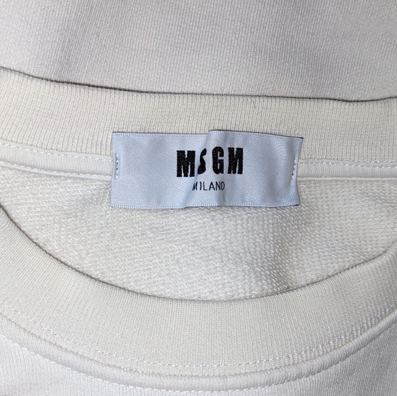 MSGM Oversized Pullover Sweatshirt - Picture 3 of 6